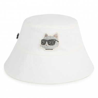 Cotton bucket hat with badge  for 