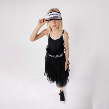 Zebra-patterned visor KARL LAGERFELD KIDS for GIRL