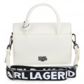 Bolsa a tiracolo em tecido KARL LAGERFELD KIDS para RAPARIGA