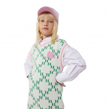 Casquette en sergé KARL LAGERFELD KIDS pour FILLE