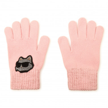 Choupette handschoenen KARL LAGERFELD KIDS Voor