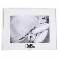 Cotton hat and booties KARL LAGERFELD KIDS for UNISEX