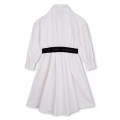 Robe chemise zippée KARL LAGERFELD KIDS pour FILLE