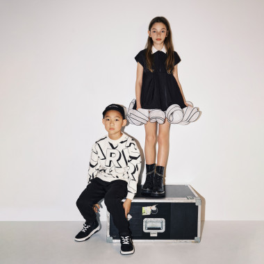 Zip-up party dress KARL LAGERFELD KIDS for GIRL