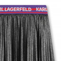 Pleated midi skirt KARL LAGERFELD KIDS for GIRL