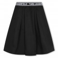 Flared midi skirt with pockets KARL LAGERFELD KIDS for GIRL