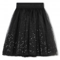 Tulle skirt with sequins KARL LAGERFELD KIDS for GIRL