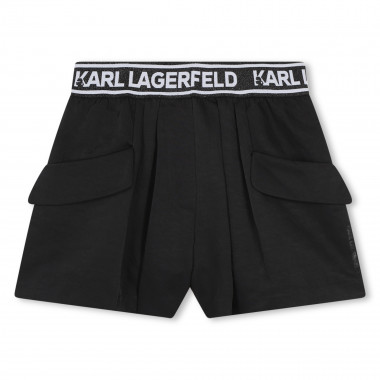 Fluid shorts with pockets KARL LAGERFELD KIDS for GIRL