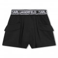 Fluid shorts with pockets KARL LAGERFELD KIDS for GIRL