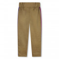 Trousers with striped trim KARL LAGERFELD KIDS for GIRL