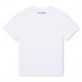 T-shirt con stampa applicata KARL LAGERFELD KIDS Per BAMBINA