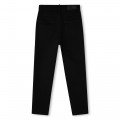 Straight diamanté-logo jeans KARL LAGERFELD KIDS for GIRL