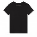 T-shirt met lovertjes KARL LAGERFELD KIDS Voor