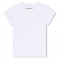 T-shirt with print KARL LAGERFELD KIDS for GIRL