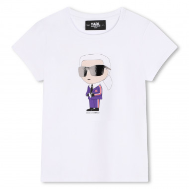 Camiseta con estampado KARL LARGERFELD KIDS para NIÑA