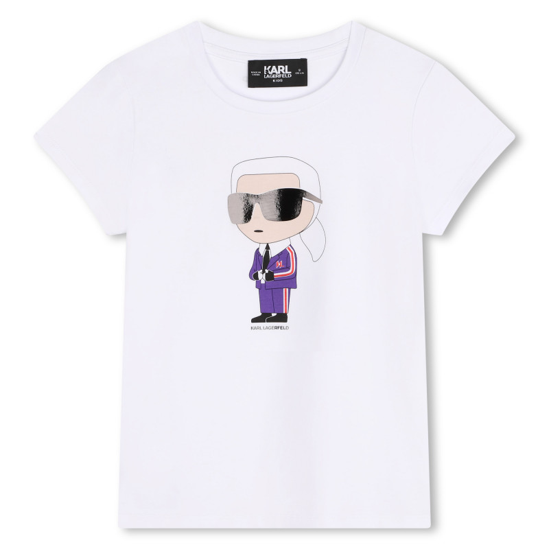 KARL LAGERFELD KIDS T-shirt with print girl white - | Kids around