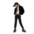 Top met sierstropdas KARL LAGERFELD KIDS Voor