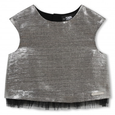 Sleeveless zip-up top KARL LAGERFELD KIDS for GIRL