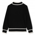 Embroidered signature jumper KARL LAGERFELD KIDS for GIRL