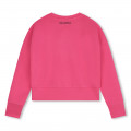 Sweat-shirt imprimé à strass KARL LAGERFELD KIDS pour FILLE