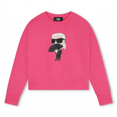 Sweatshirt mit Strass KARL LAGERFELD KIDS Für MÄDCHEN