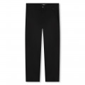 Straight fluid trousers KARL LAGERFELD KIDS for GIRL