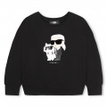 Sweatshirt met print KARL LAGERFELD KIDS Voor