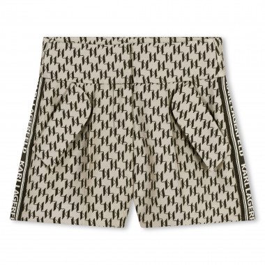 Printed formal shorts KARL LAGERFELD KIDS for GIRL