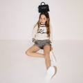 Printed formal shorts KARL LAGERFELD KIDS for GIRL