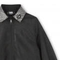 Sweatjacke mit Strasssteinen KARL LAGERFELD KIDS Für MÄDCHEN