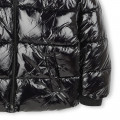 Shiny water-repellent jacket KARL LAGERFELD KIDS for GIRL