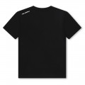 Short-sleeved cotton T-shirt KARL LAGERFELD KIDS for BOY