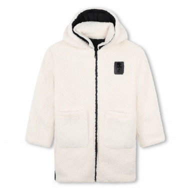 Omkeerbare parka met capuchon KARL LAGERFELD KIDS Voor