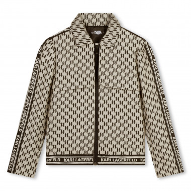 Veste de cérémonie en jacquard KARL LAGERFELD KIDS pour FILLE