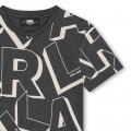 Printed cotton T-shirt KARL LAGERFELD KIDS for BOY