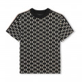 Short-sleeved cotton T-shirt KARL LAGERFELD KIDS for BOY