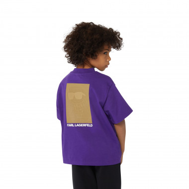 Kurzärmliges Baumwoll-T-Shirt KARL LAGERFELD KIDS Für JUNGE