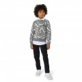 Zweifarbiger Jacquard-Pullover KARL LAGERFELD KIDS Für JUNGE