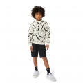 Sudadera de muletón estampada KARL LARGERFELD KIDS para NIÑO