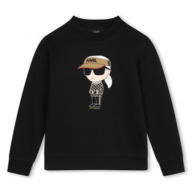 Sweat-shirt molletonné KARL LAGERFELD KIDS pour GARCON