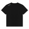 Short-sleeved cotton T-shirt KARL LAGERFELD KIDS for BOY