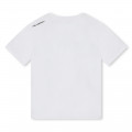 Short-sleeved cotton T-shirt KARL LAGERFELD KIDS for BOY