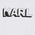 T-shirt manches courtes coton KARL LAGERFELD KIDS pour GARCON