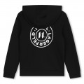 Hooded jogging cardigan KARL LAGERFELD KIDS for BOY