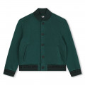 Cardigan de jogging molletonné KARL LAGERFELD KIDS pour GARCON