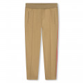 Stripe detail jogging bottoms KARL LAGERFELD KIDS for BOY