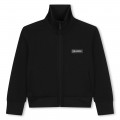 Zip-up jogging cardigan KARL LAGERFELD KIDS for BOY