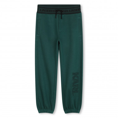 Pantalon de jogging molletonné KARL LAGERFELD KIDS pour GARCON