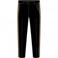 Formal trousers with stripes KARL LAGERFELD KIDS for BOY