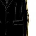 Formal jacket with stripes KARL LAGERFELD KIDS for BOY